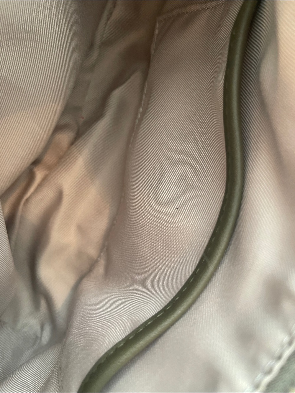Nine West Olive Green Pebbled Leather Shoulder Bag with Coin Pouch - Picture 12 of 12